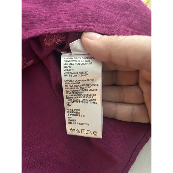 Free People Floral Embroidered Off Shoulder Fiona Shift Dress Womens Size Large - Picture 4 of 7